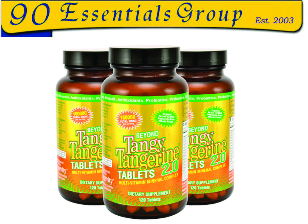 Beyond Tangy Tangerine 2.0 Tablets Three Pak (BTT) by Youngevity, Wallach