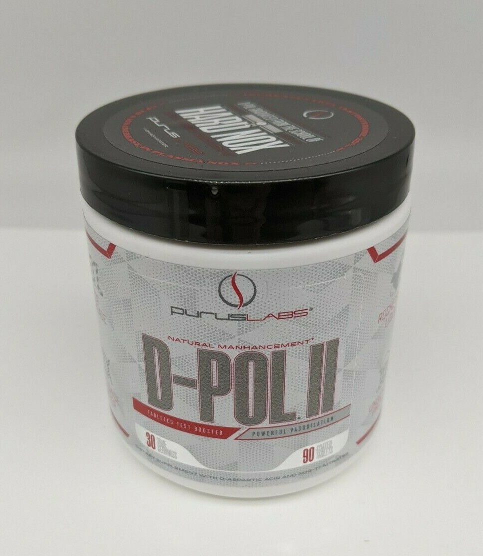 DPOL, STRONGEST TEST BOOSTER by Purus Labs D-POL – Build Lean Muscle – 90 Tabs