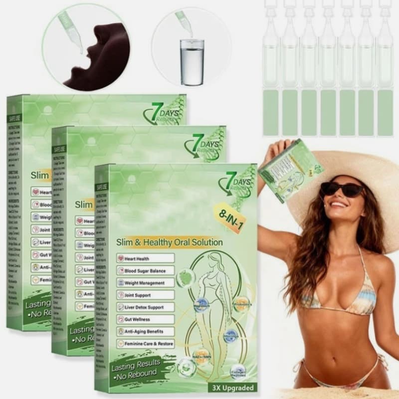 For Weight Loss Health Solution Upgrade 8-in-1 Oral Liquid & Sugar Blood Support