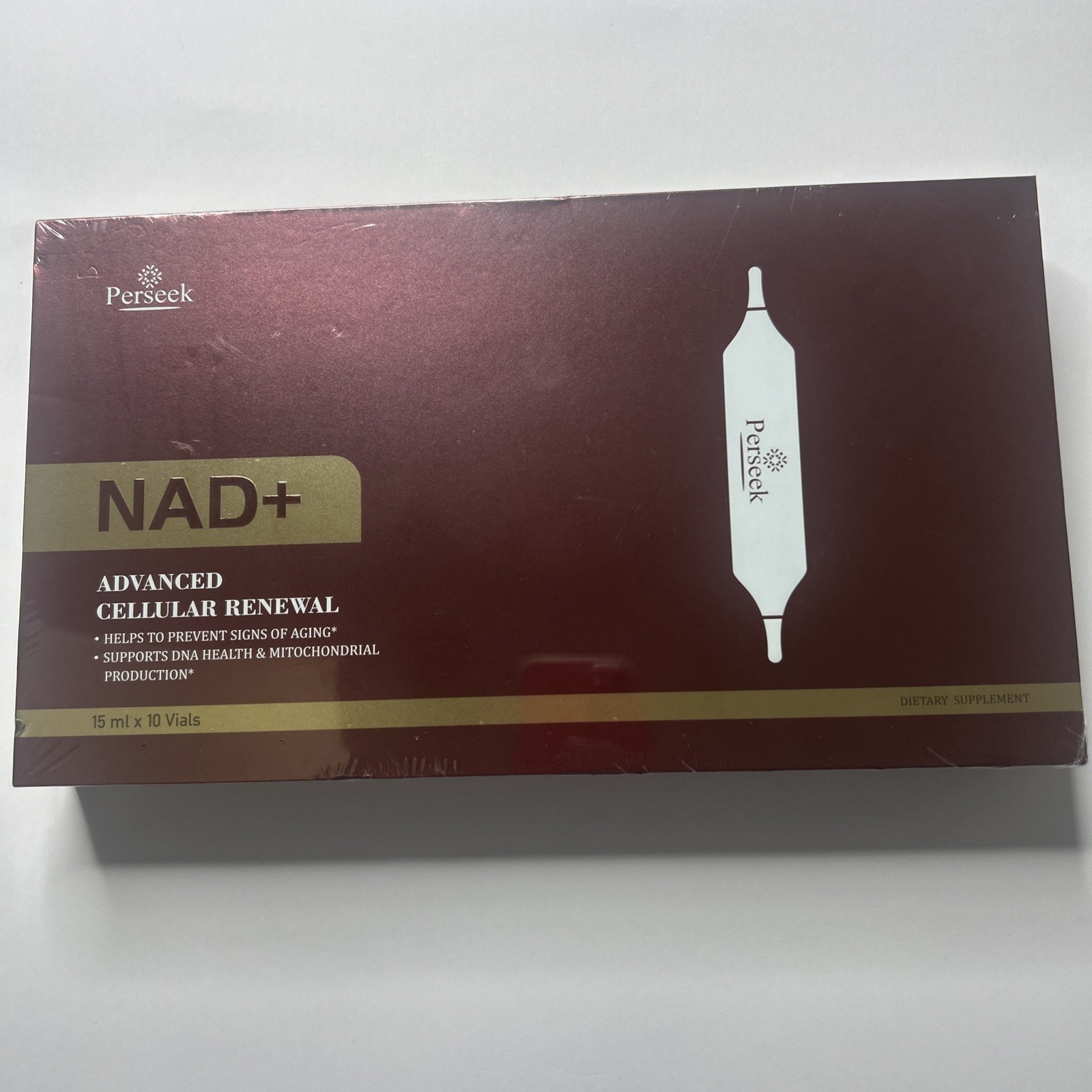 Perseek NAD+ Advanced Cellular Renewal Anti-Aging Vials 15mL x10