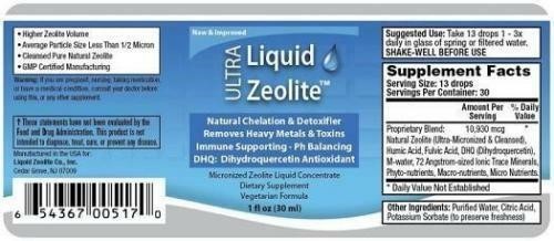 4-PAK Zeolite Drops Enhanced with DHQ Pure Zeolite Drops™ NANO SIZED + POTENT !
