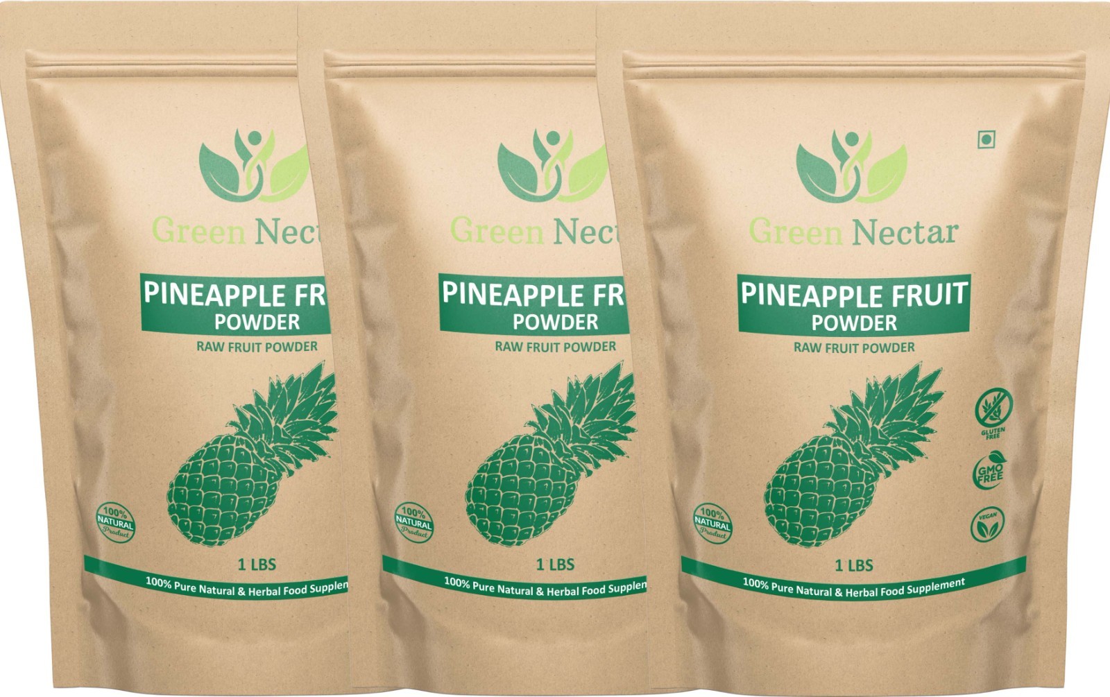 Pineapple Fruit Powder, Concentrate for Drink Mix, Smoothies, Sugar Free 48 Oz