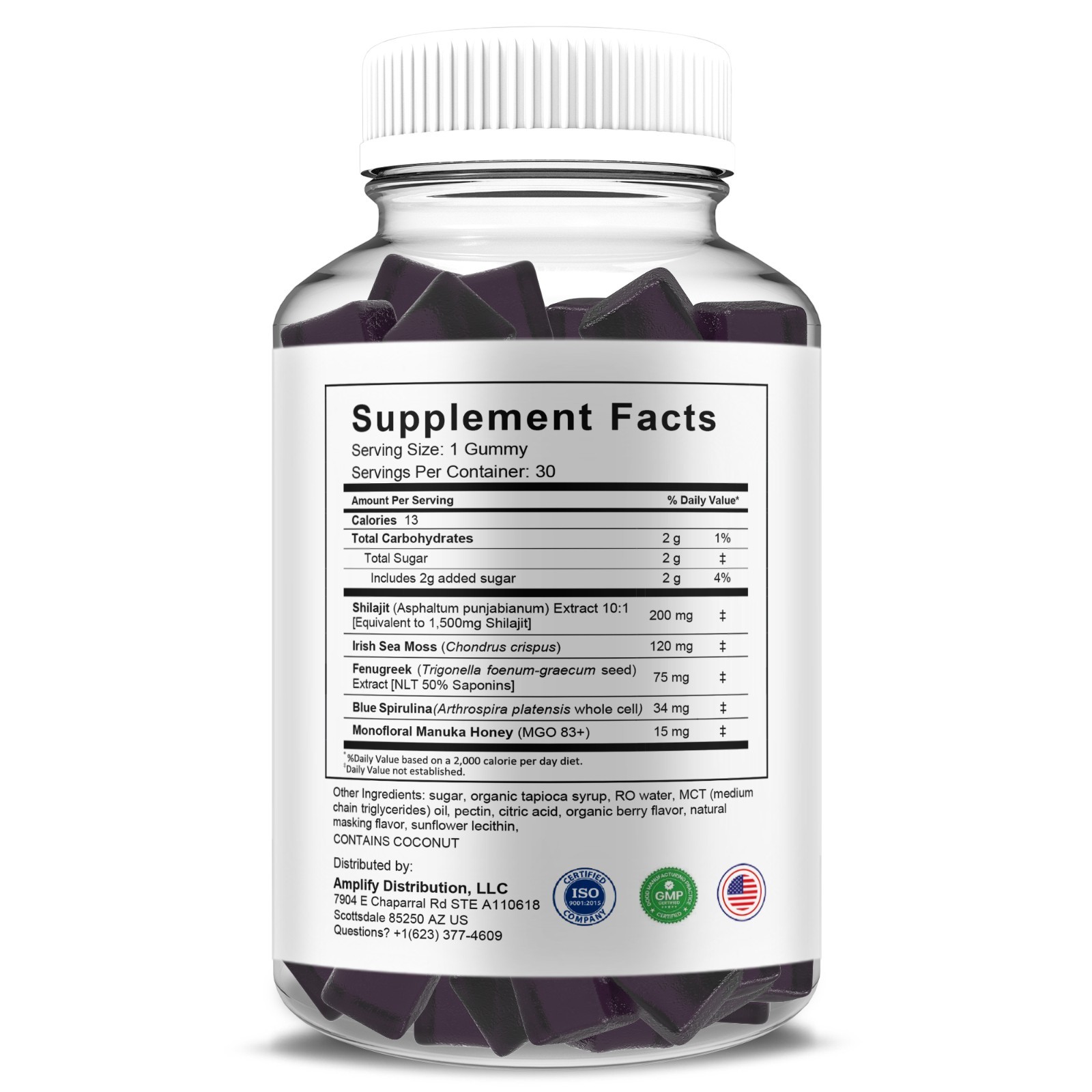 Revra Male Performance Gummies, Revra Daily Support (1 Month Formula)