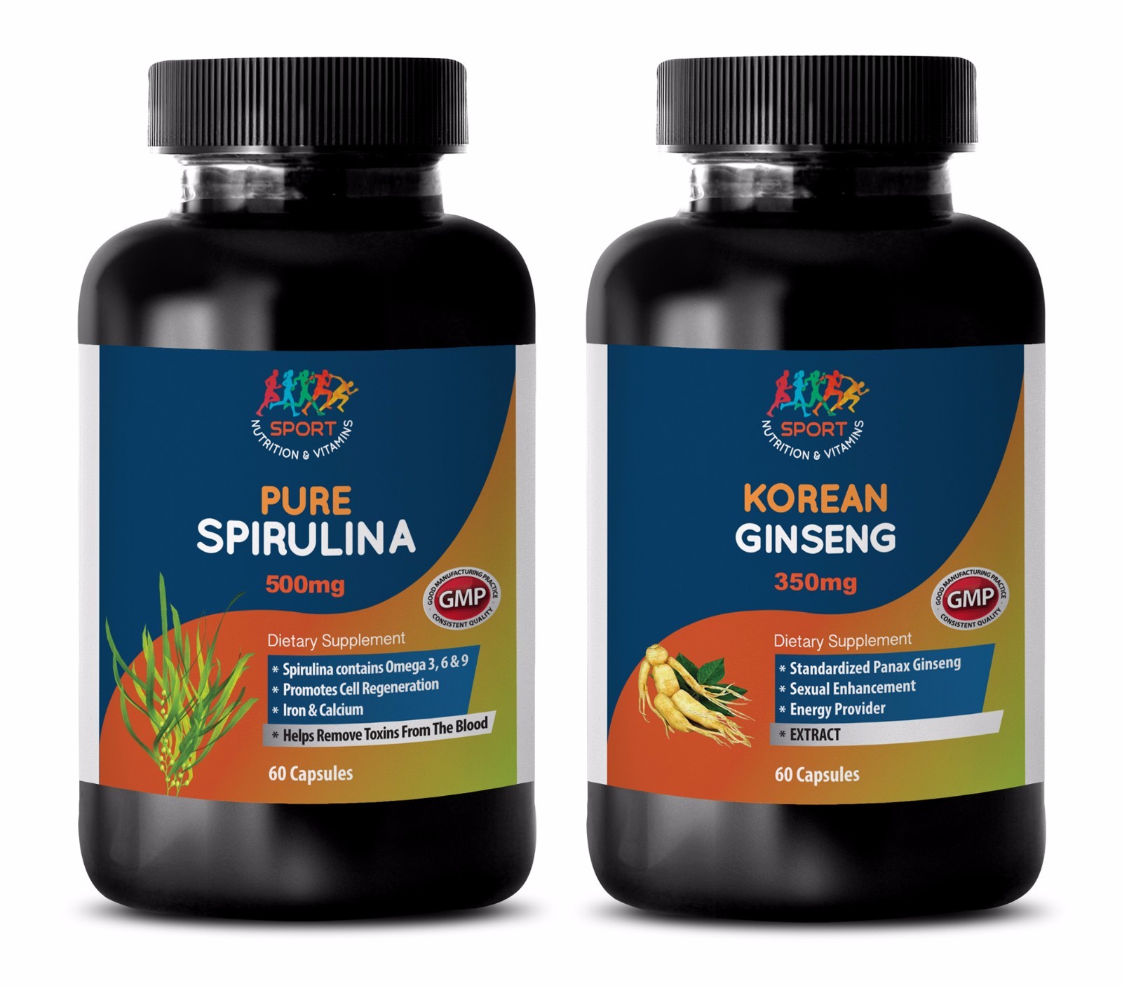 libido herbs – SPIRULINA – KOREAN GINSENG COMBO 2B – spirulina algae