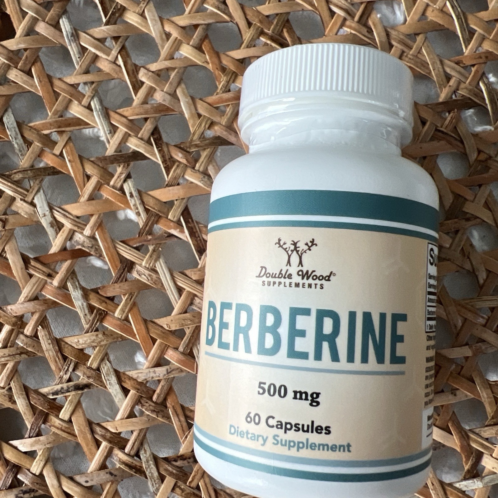 Berberine Supplement 500mg, High Purity 97% HCl, 60 Capsules (Third Party Tested
