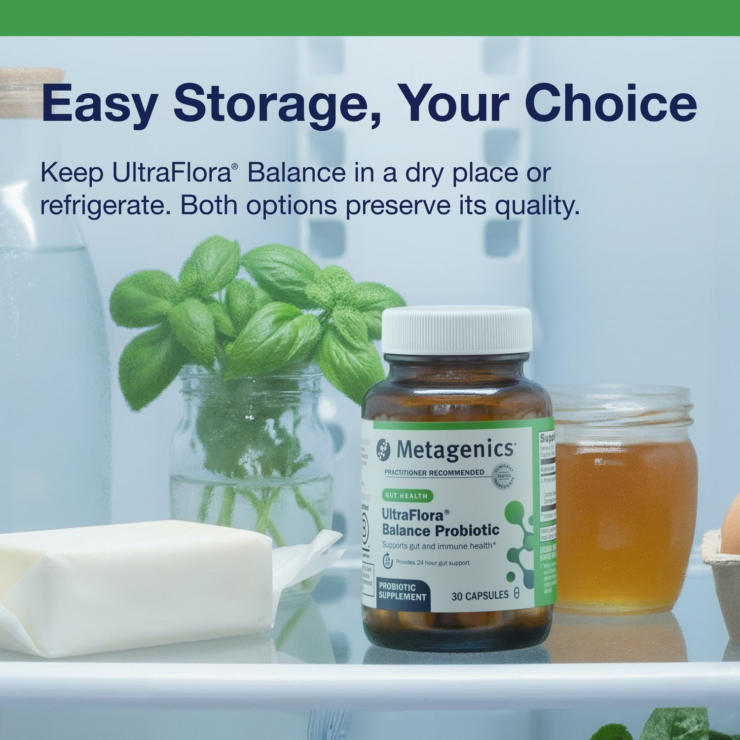 Metagenics Ultraflora Balance Probiotic – Shelf-Stable Daily Gut Health Suppleme