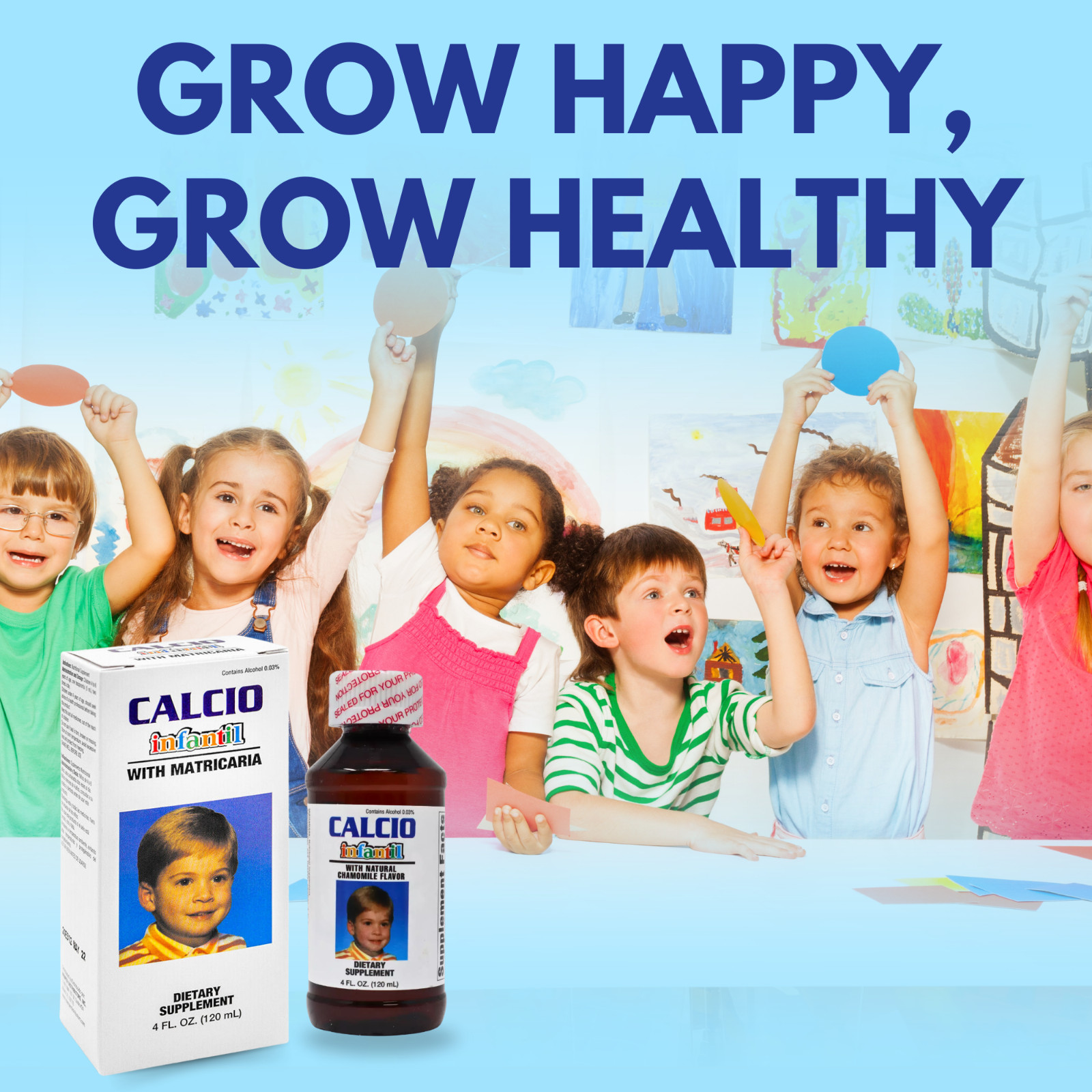 Menper Children’s Calcio Infantil Supplement with Matricaria – 4 fl oz