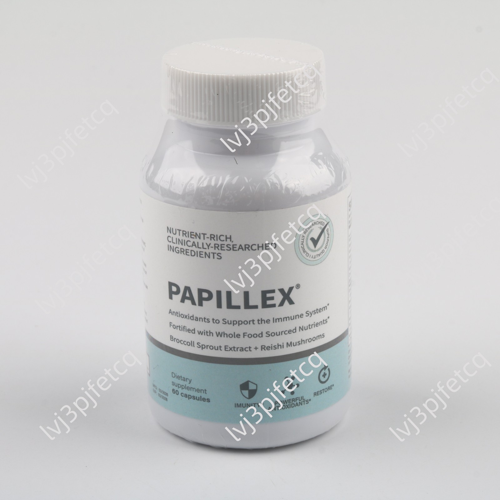 1-3 Pack 60 Capsules Papillex Immune Support Antioxidant Dietary Supplement