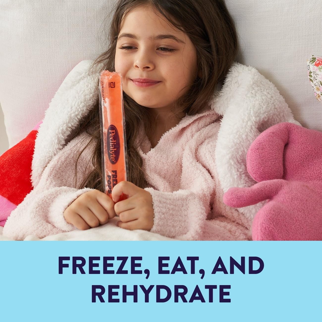 Pedialyte Electrolyte Solution Freezer Pops, Hydration Variety Pack— 64 Count