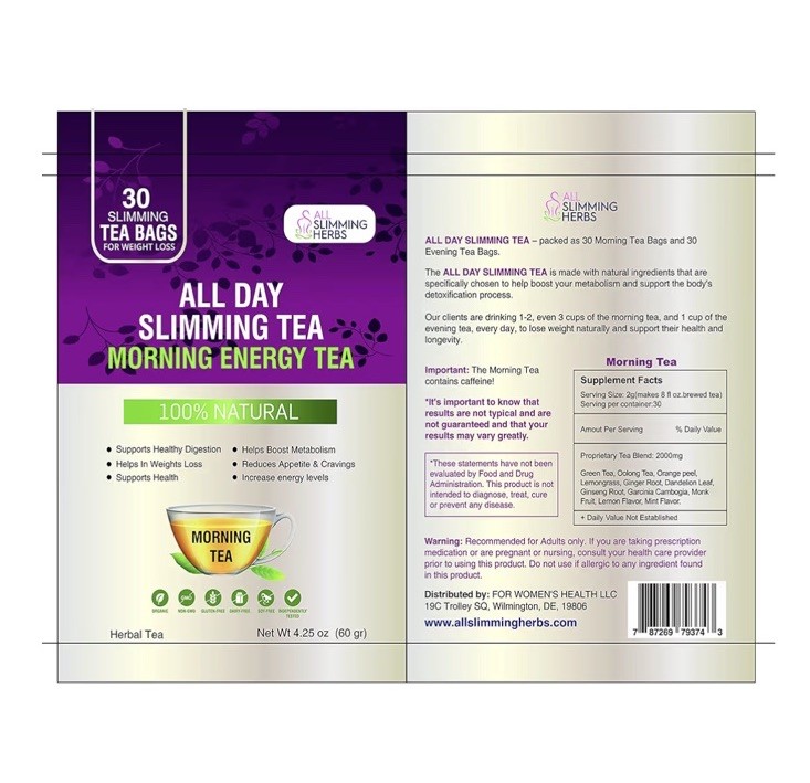 All Day Slimming Tea Weight Loss – All Natural 30 Days Detox Tea That Fla…
