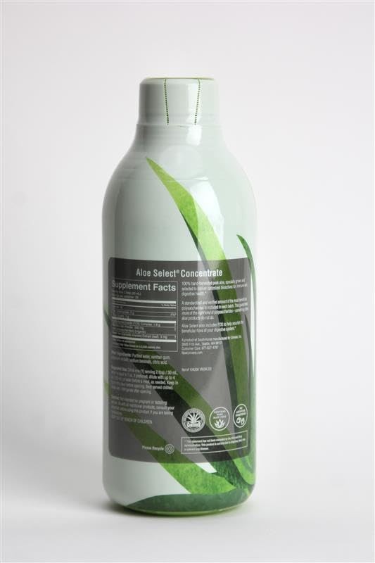 Aloe Vera Juice, Preminum Organic Aloe Vera, 10% Polysaccharide Retention, Di…