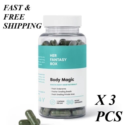 NEW LUXRY Her Fantasy Box | Body Magic Chlorophyll Capsules – 30 Vegan Capsules