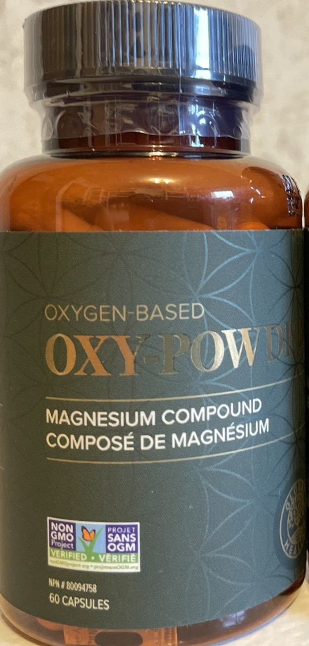 Oxy-Powder Oxygen Based Magnesium Cleanse Constipation Bloat 60ct 2028