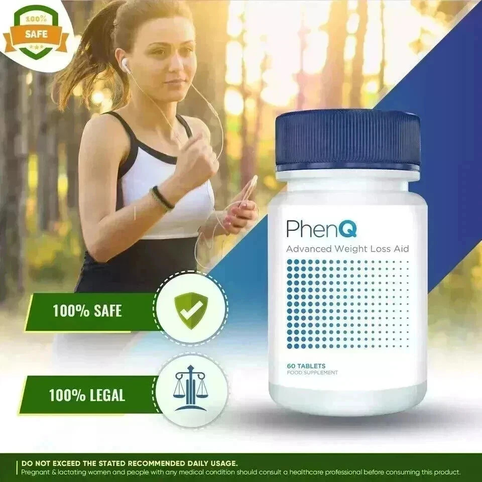 PhenQ Weight Loss Supplement Burn Fat Burner Energy Phen Q NEW ( Pack of 3 ).