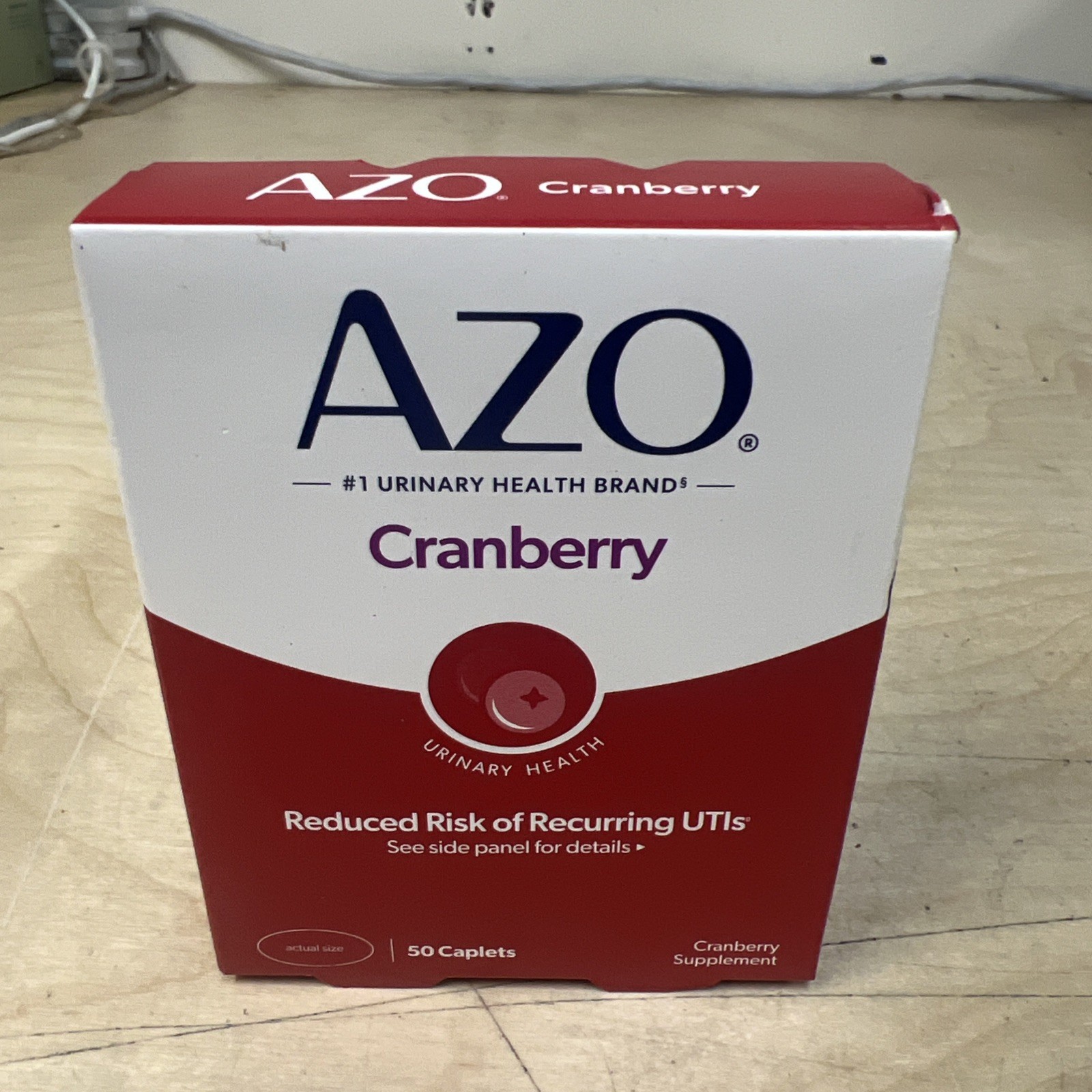 AZO Urinary Tract Health CRANBERRY supplement +Probiotic 50 caps 10/2027 ~READ