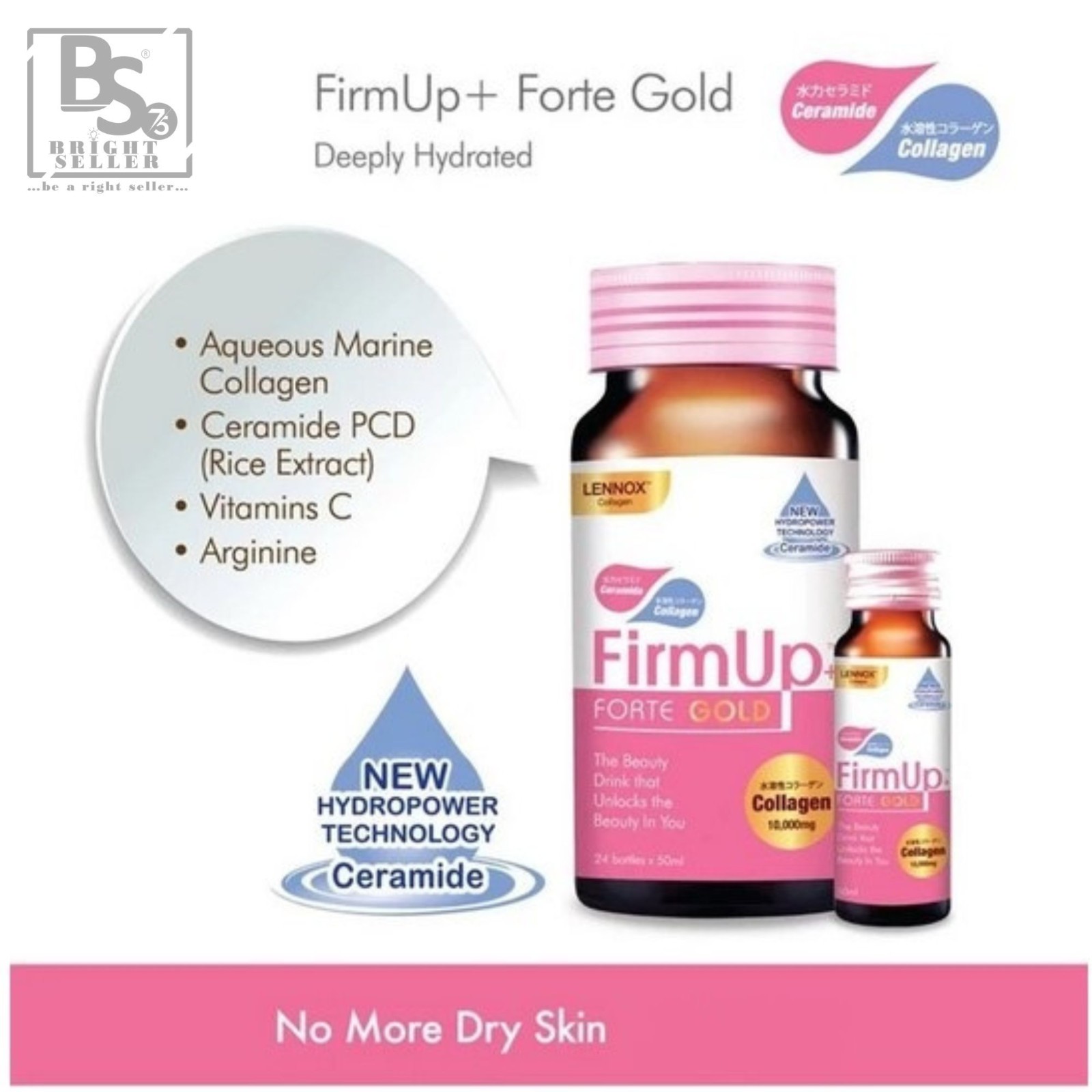 Lennox Firm Up Plus Forte Gold (50ml x 24’s) NEW ORIGINAL -FREE Gift & (DHL Exp)
