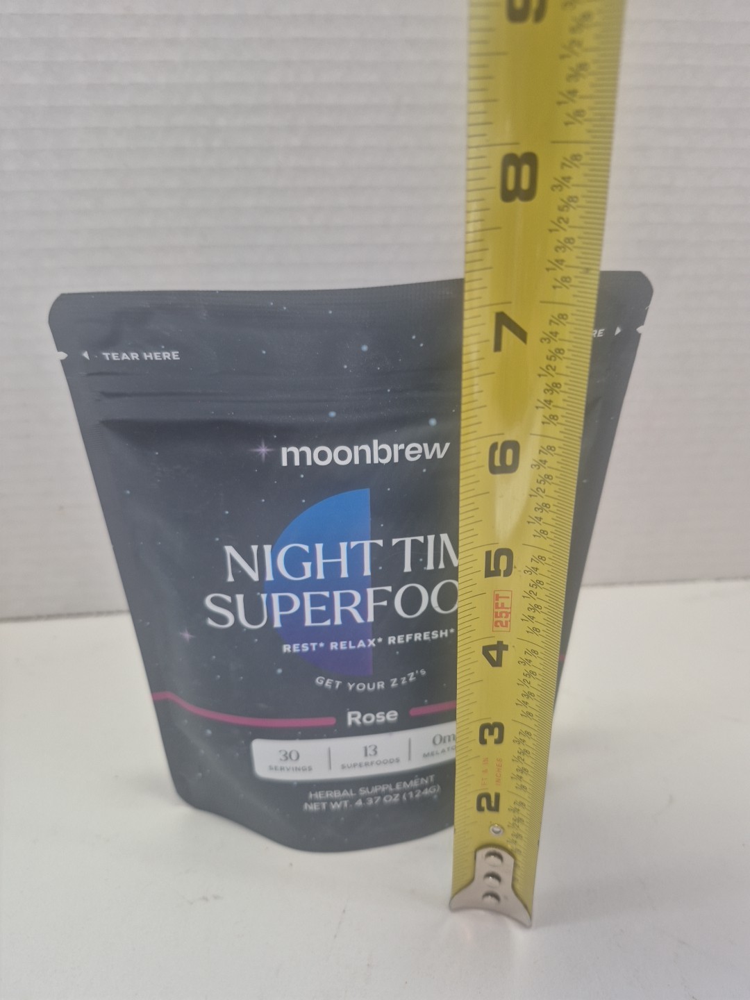 NEW Moonbrew Rose Night Time Superfoods. Rest, Relax 30 Servgs HERBAL SUPPLEMENT