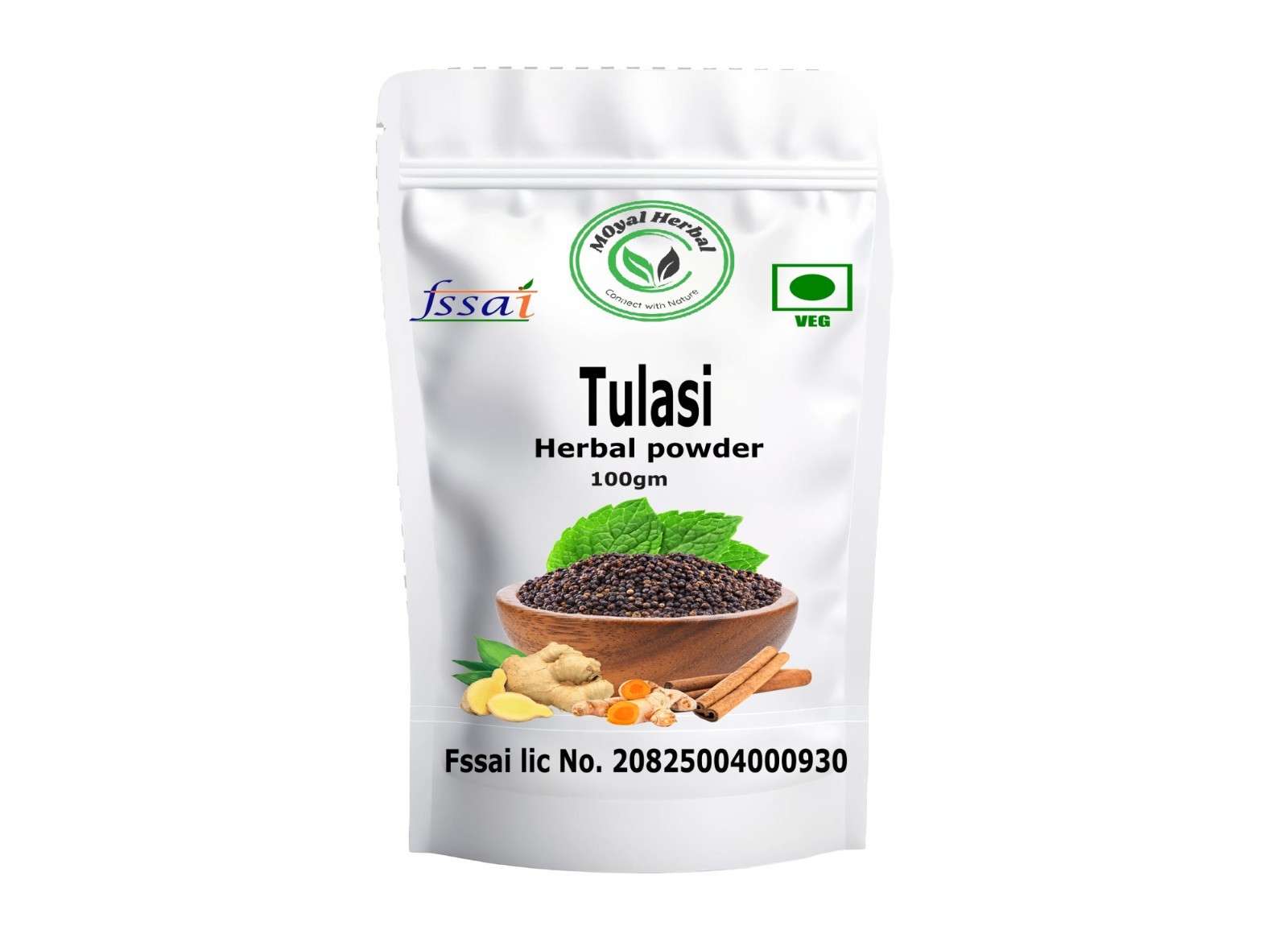 Tulasi Leaves Herbal Supplement powder 50gm/100gm
