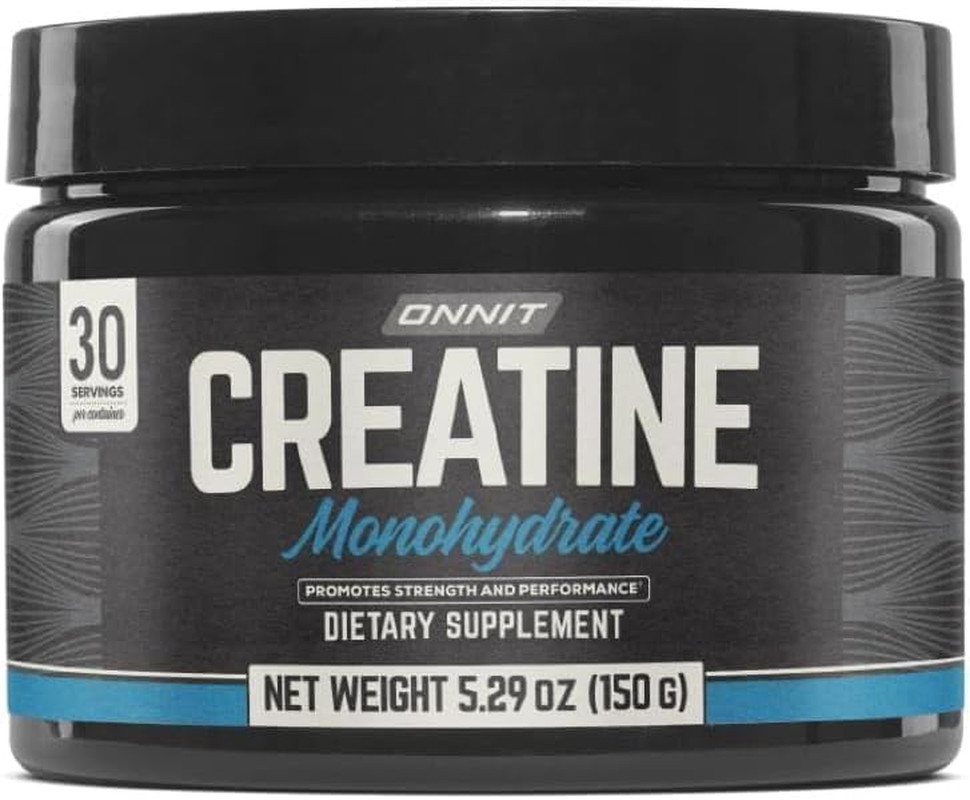 ONNIT Creatine Monohydrate Powder, Strength & Power Support, 30 Servings, 5.29oz