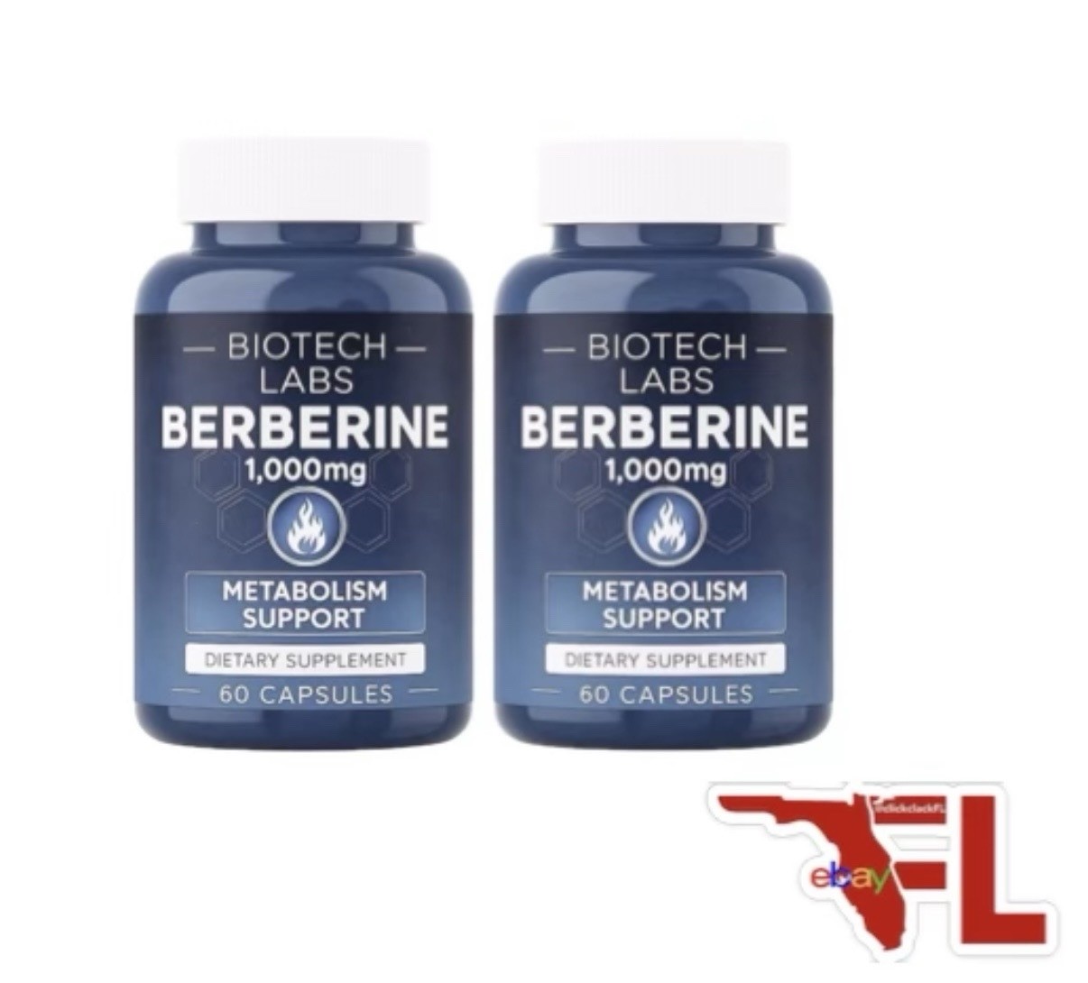 EBAY‘S BEST PRICE!! 2PK – Biotech Labs Berberine 1000mg Capsules (120 CAPSULES)