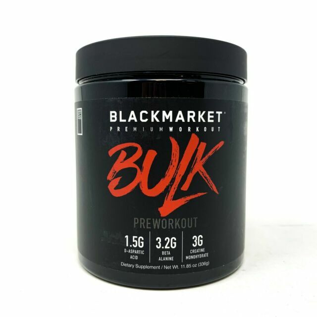 Black Market Labs Adrenolyn Bulk Pre-Workout Blue Razz – 30 Servings