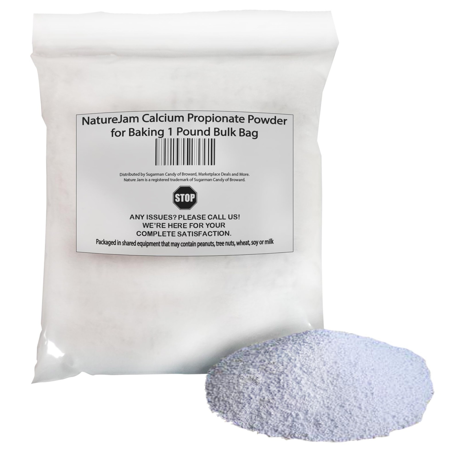 NatureJam Calcium Propionate Powder for Baking 1 Pound 16 Ounce (Pack of 1)