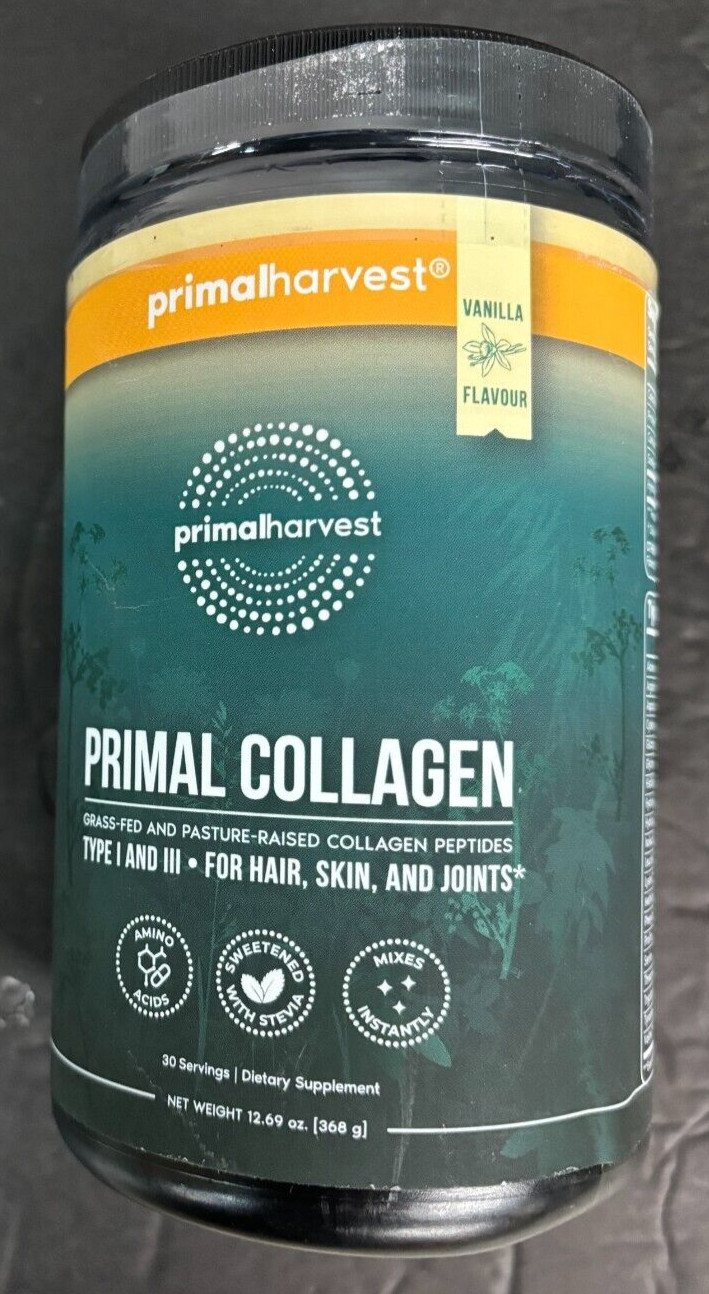PrimalHarvest Primal Collagen, 12.69 oz Exp 08/26