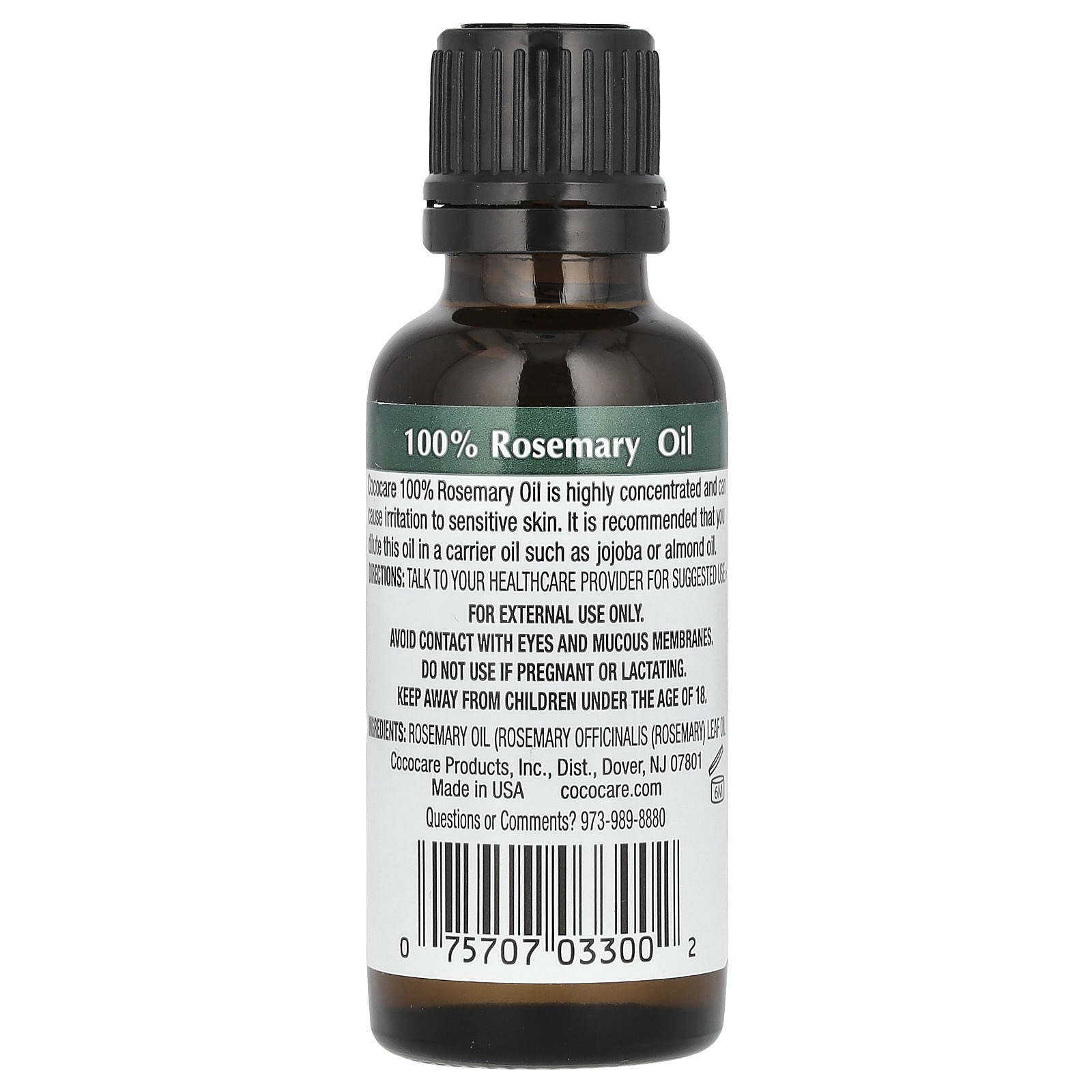 100% Rosemary Oil, 1 fl oz (30 ml)