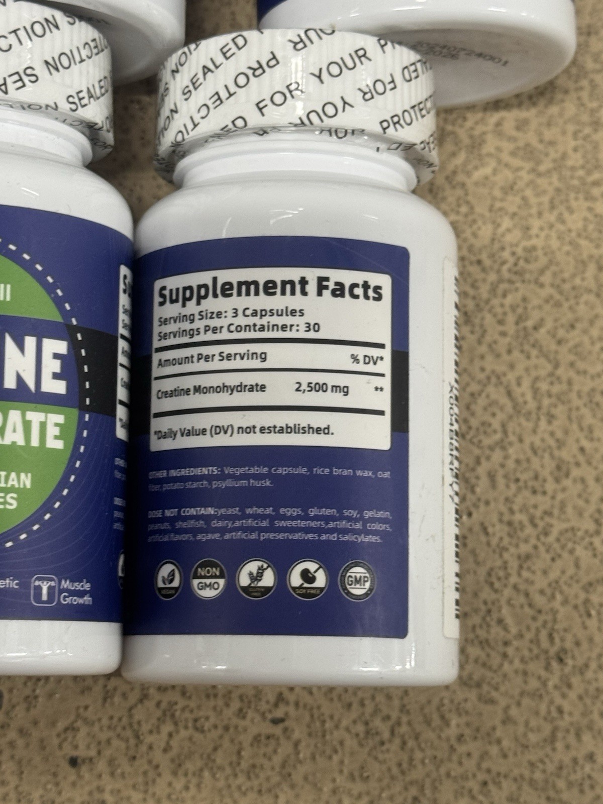 10x Lot Noavii Creatine Monohydrate Strength Muscle 90 Capsules Each Exp. 07/26
