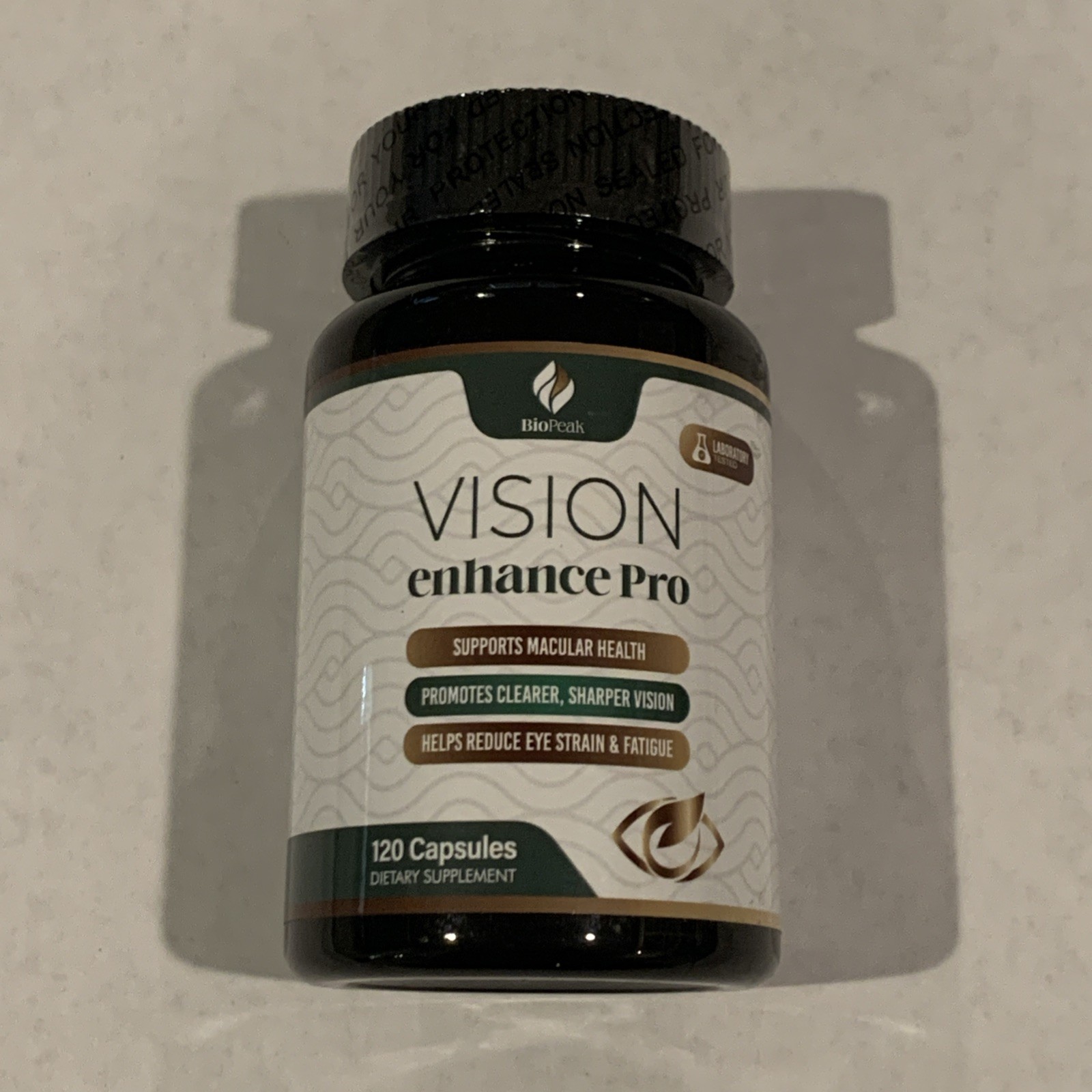 BioPeak Vision Enhance Pro Eye Supplement Lutein Zeaxanthin 120 Capsules