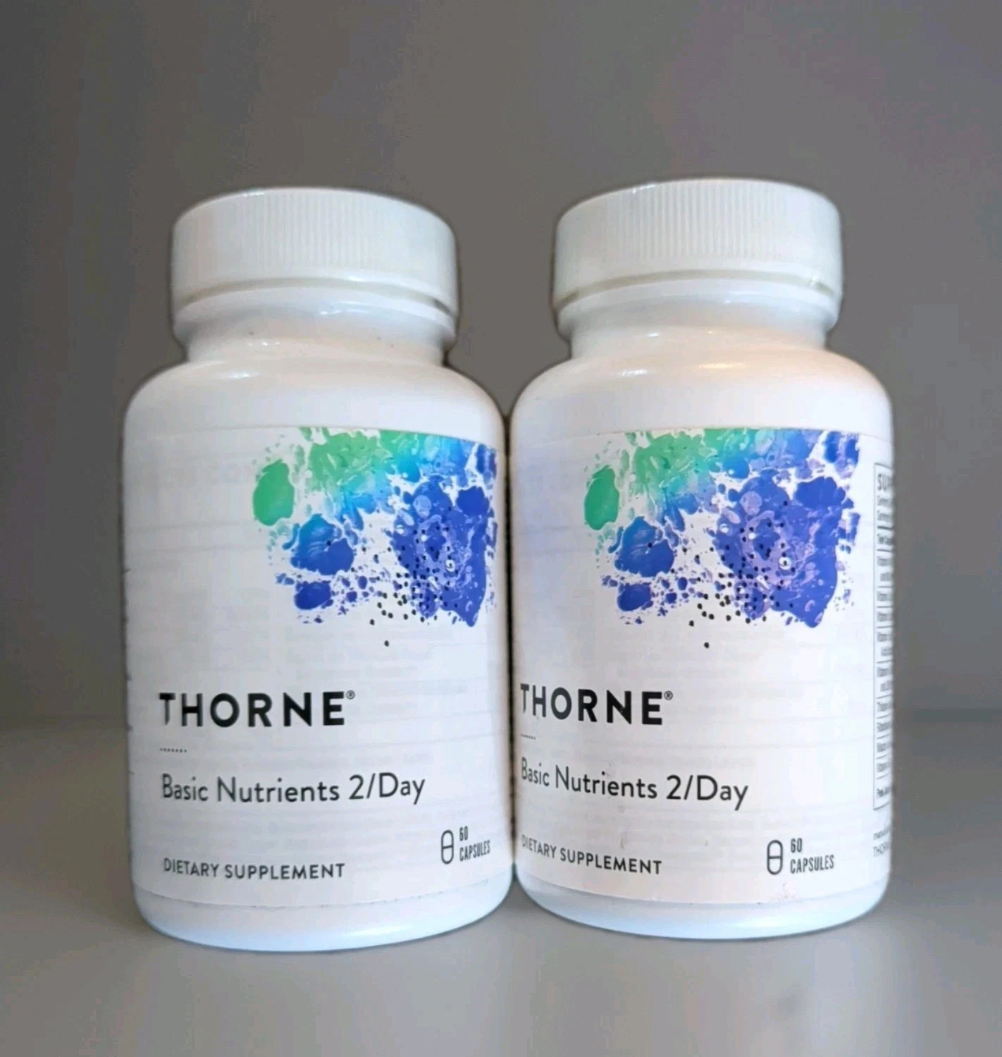 Lot of 2 Thorne Research Basic Nutrients 2/Day 60 Count x2