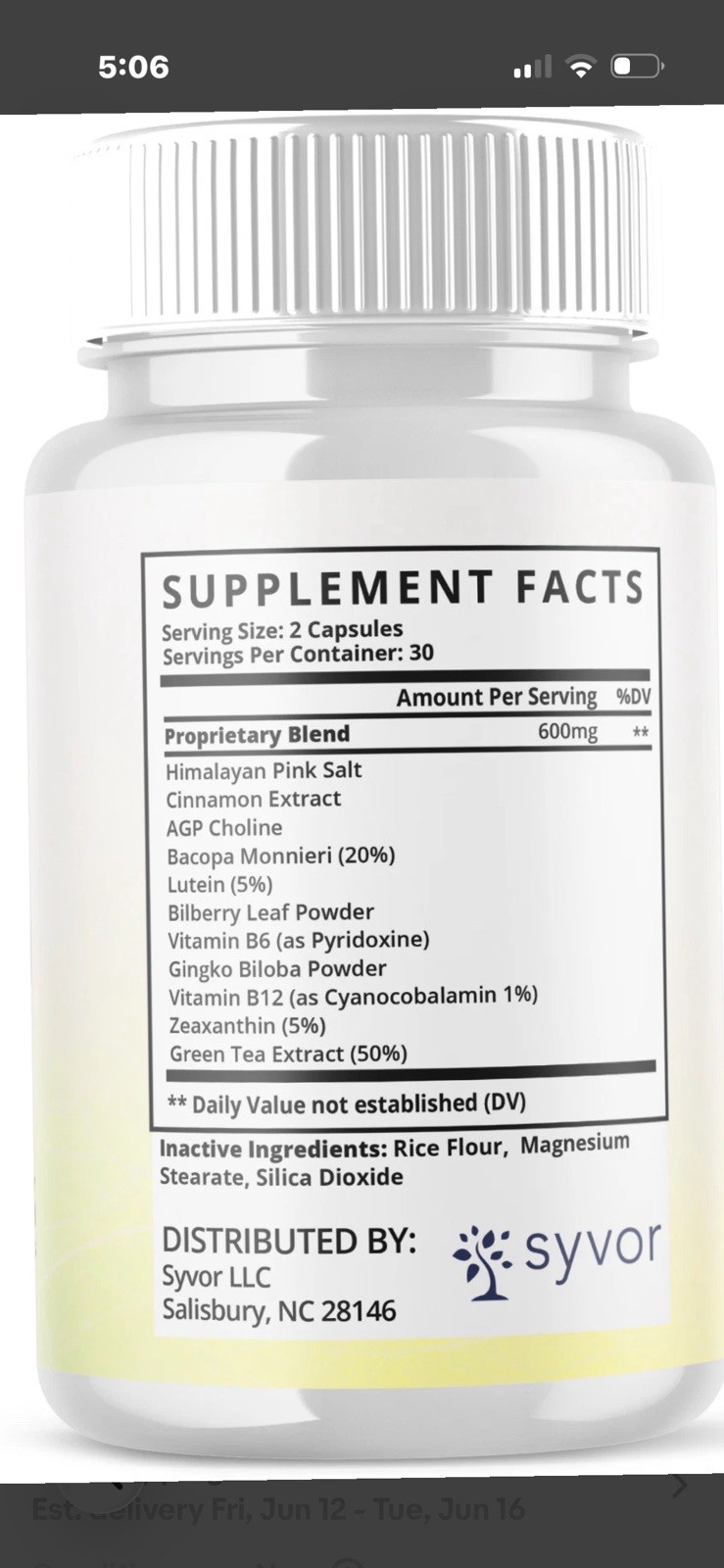 BurnSlim Weight Loss Supplement 60 capsules. NIB. Exp. 2/2028.