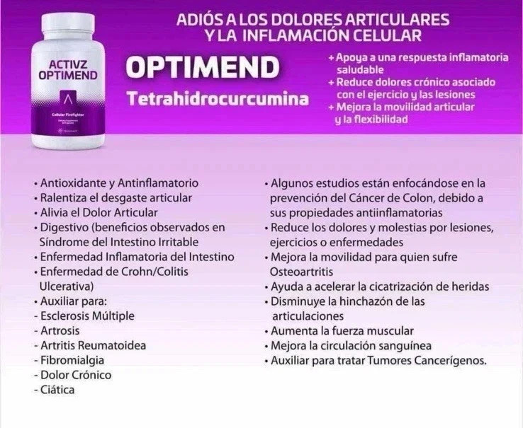 OPTIMEND ACTIVZ 60 Capsules Cellular Firefighter Free Shipping USA