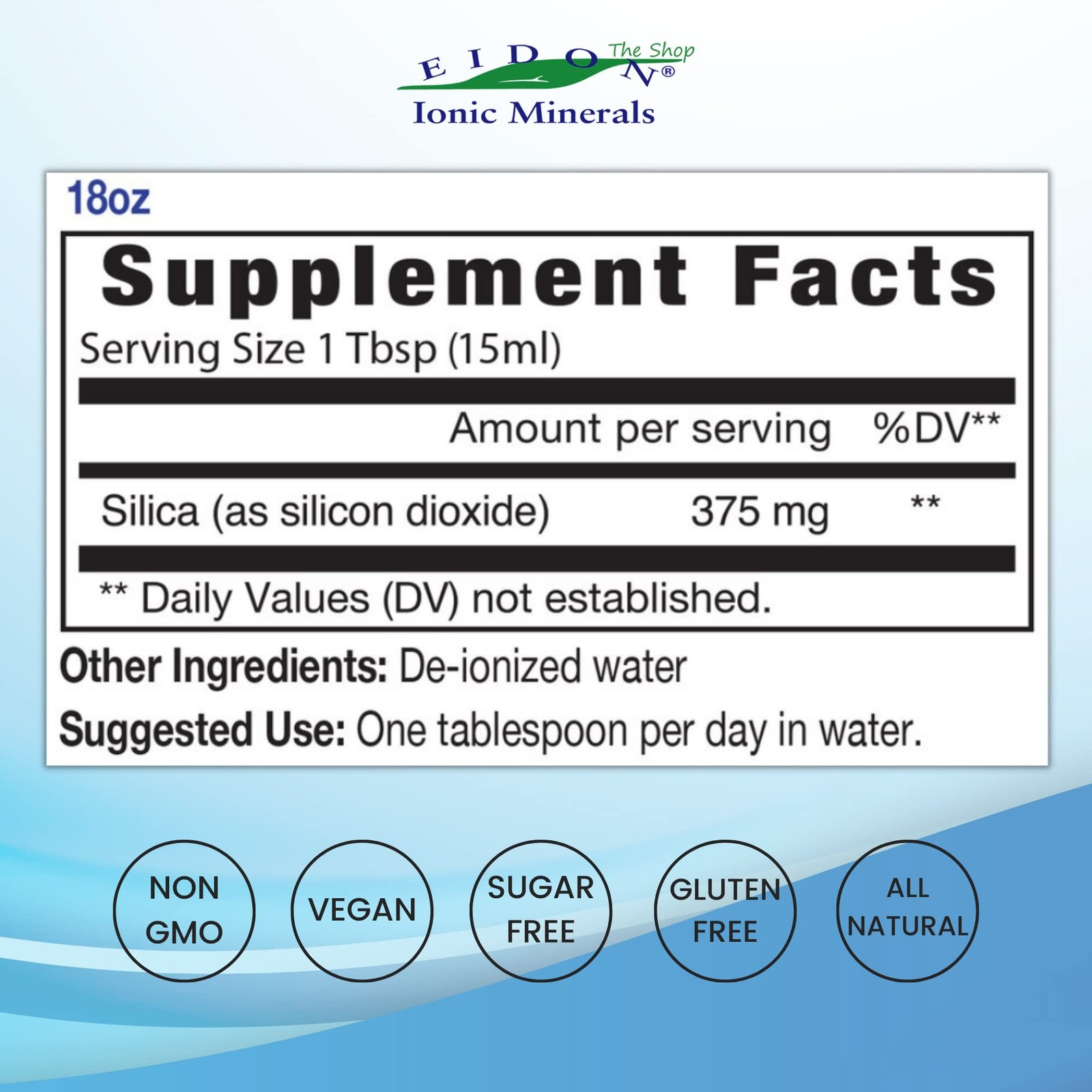 Eidon Ionic Minerals Eidon Liquid – For Skin And Nails
