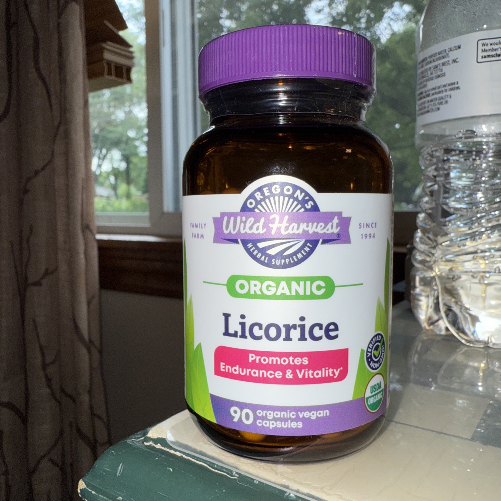 Organic Licorice, 90 Organic Vegan Capsules EXP 02/2029 Fresh! New & Sealed