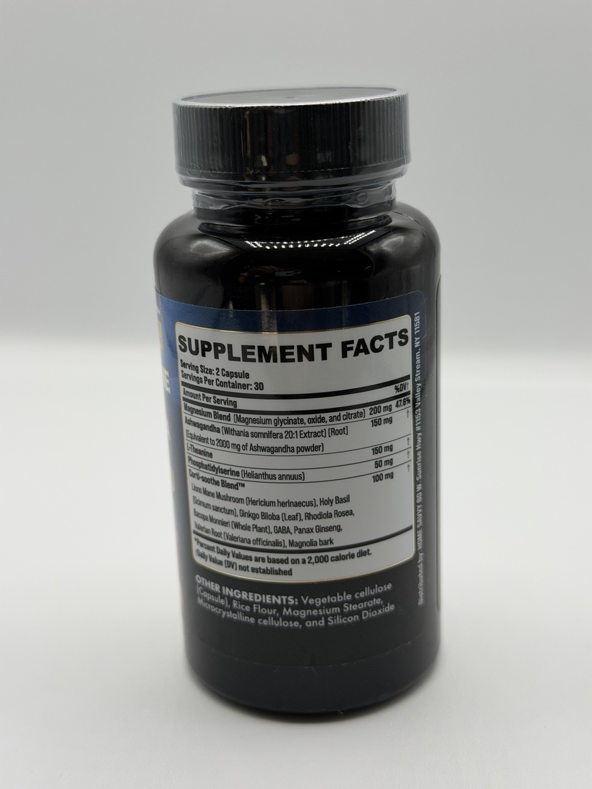 Zoyava Corti-Soothe Cortisol Supplement 60 Count Magnesium Ashwagandha