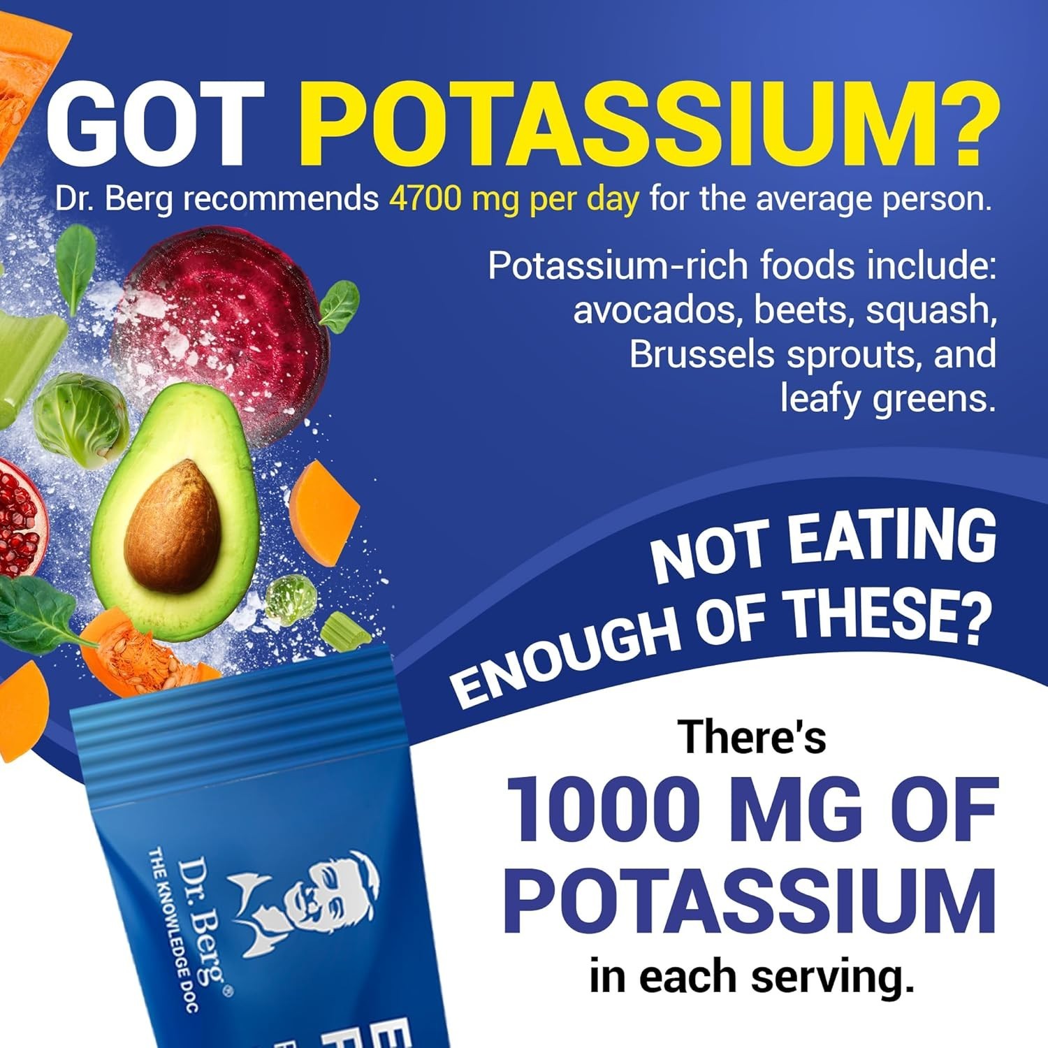 Keto-Friendly Electrolyte Mix by Dr. Berg – 7 Flavors, 28 Packets for Hydration