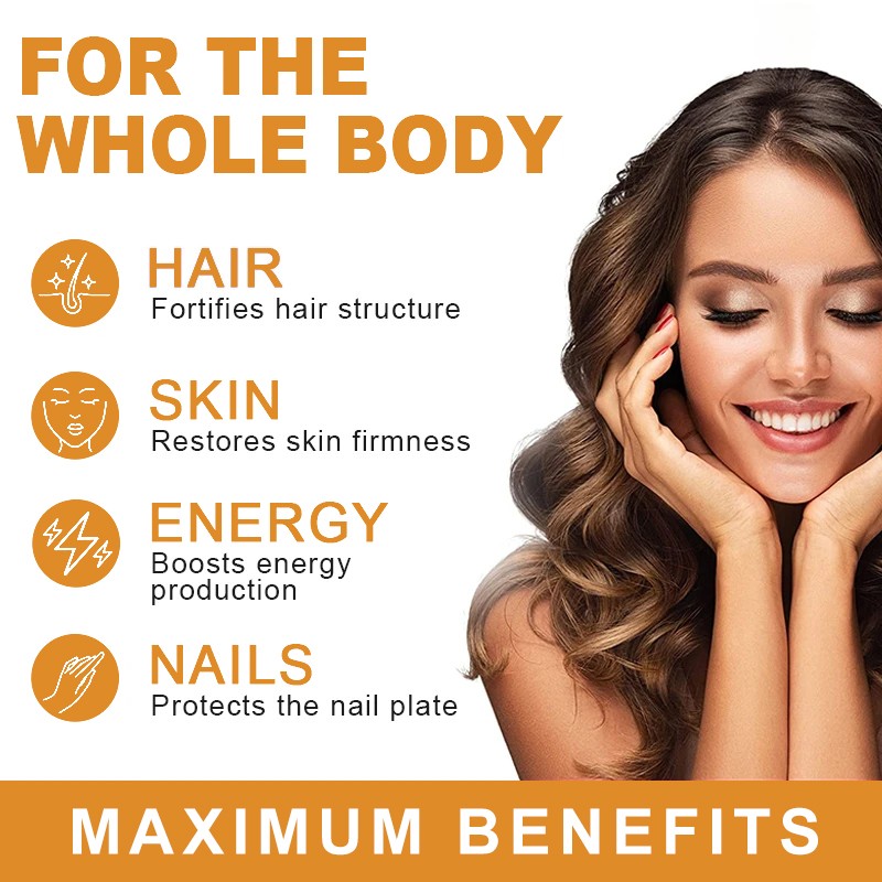Multi Collagen Peptides 120 Capsules Improve Hair Nails Skin Health Boost Energy
