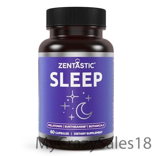 Zentastic Sleep Aid Non Habit Forming for Healthy Sleep 60ct