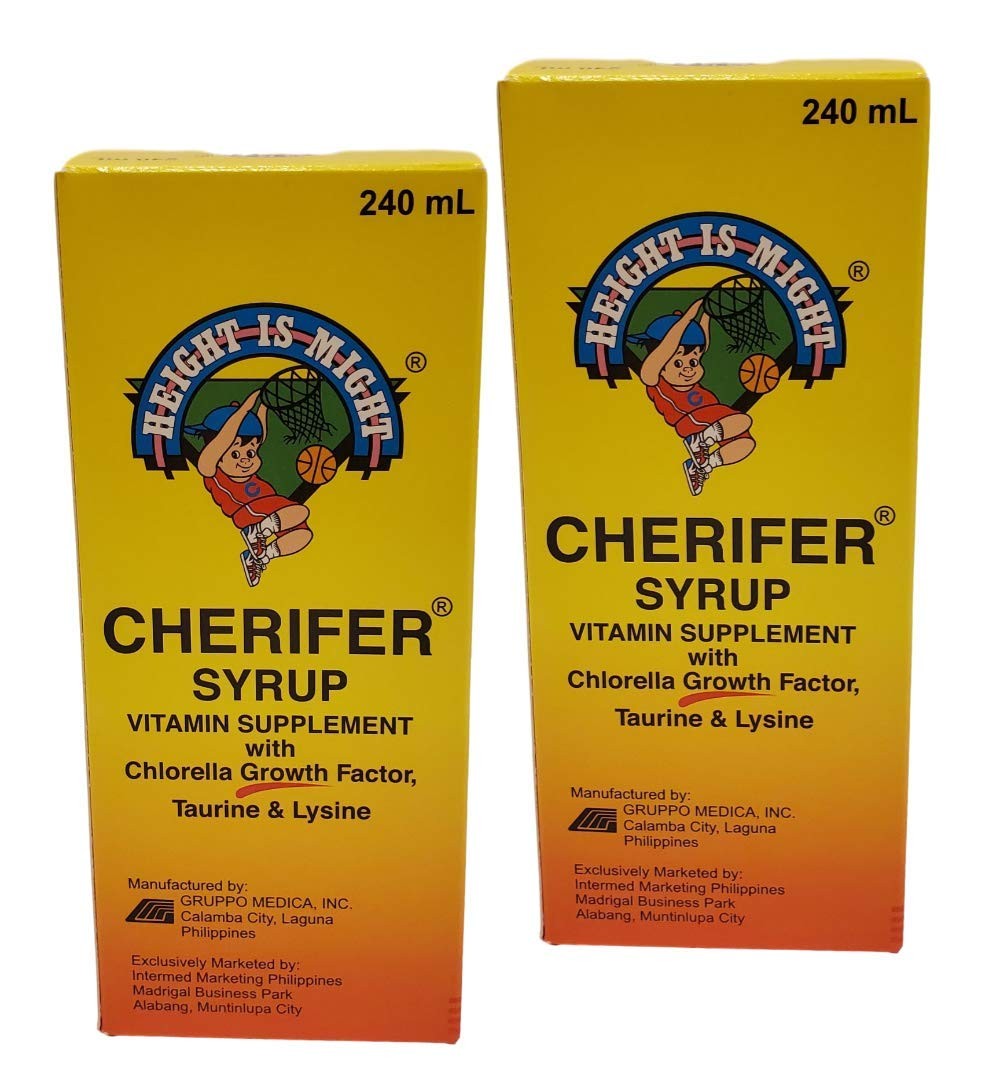 2 Syrup Chlorella Growth Factor, Taurine & Lysine 240ml Each