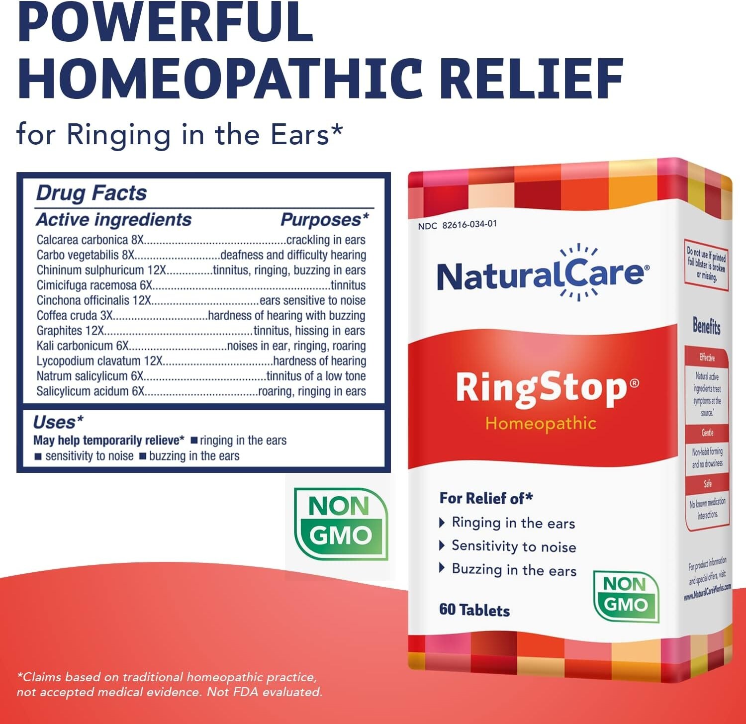 NaturalCare Ringstop 60 Tablet
