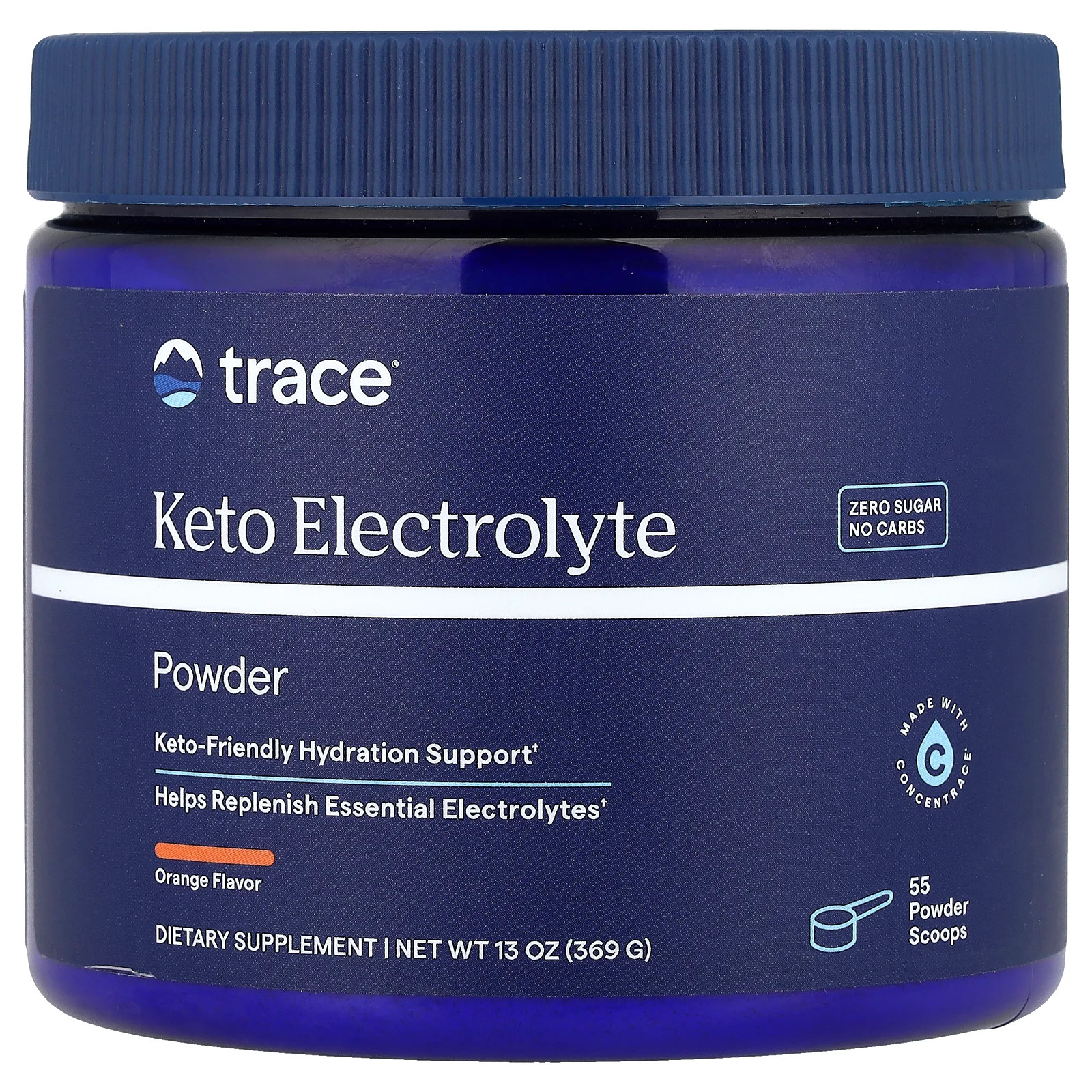 Keto Electrolyte Powder, Orange , 13 oz (369 g)