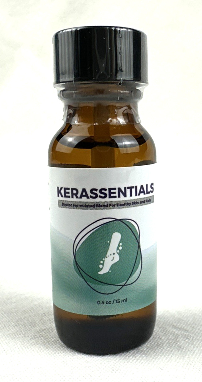 Kerassentials Nail Fungus Care 15ml Dark Glass Sealed Bottle, Free Ship