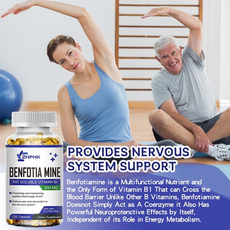 Phenylfluorothiamine 300mg vegetarian capsule vitamin B1 help urinary frequency