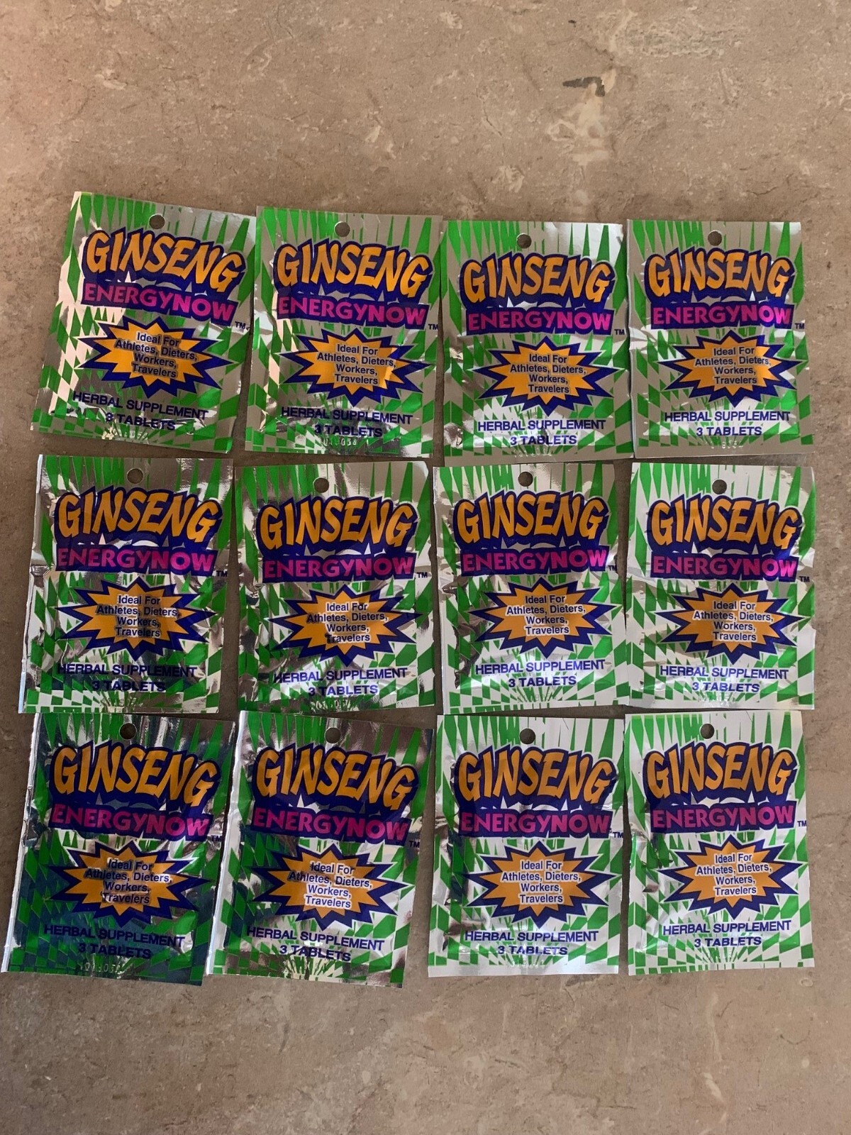 Ginseng Energy Now, 36 pills 12 packs