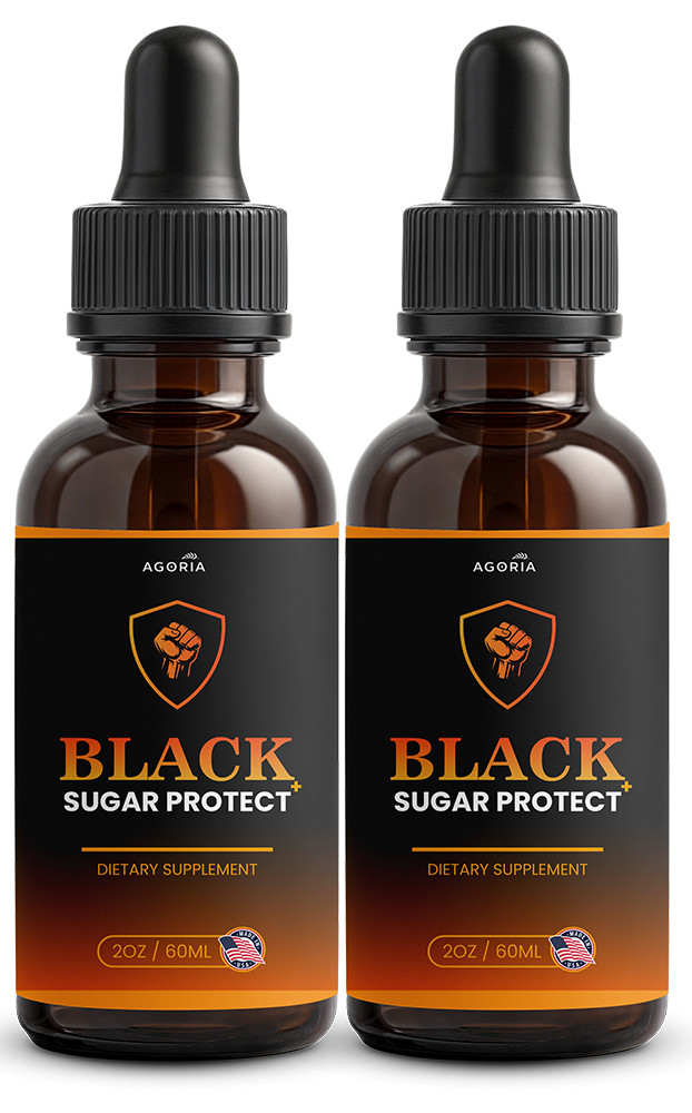 (2 Pack) Black Sugar Protect Drops Advanced Blood Support Supplement