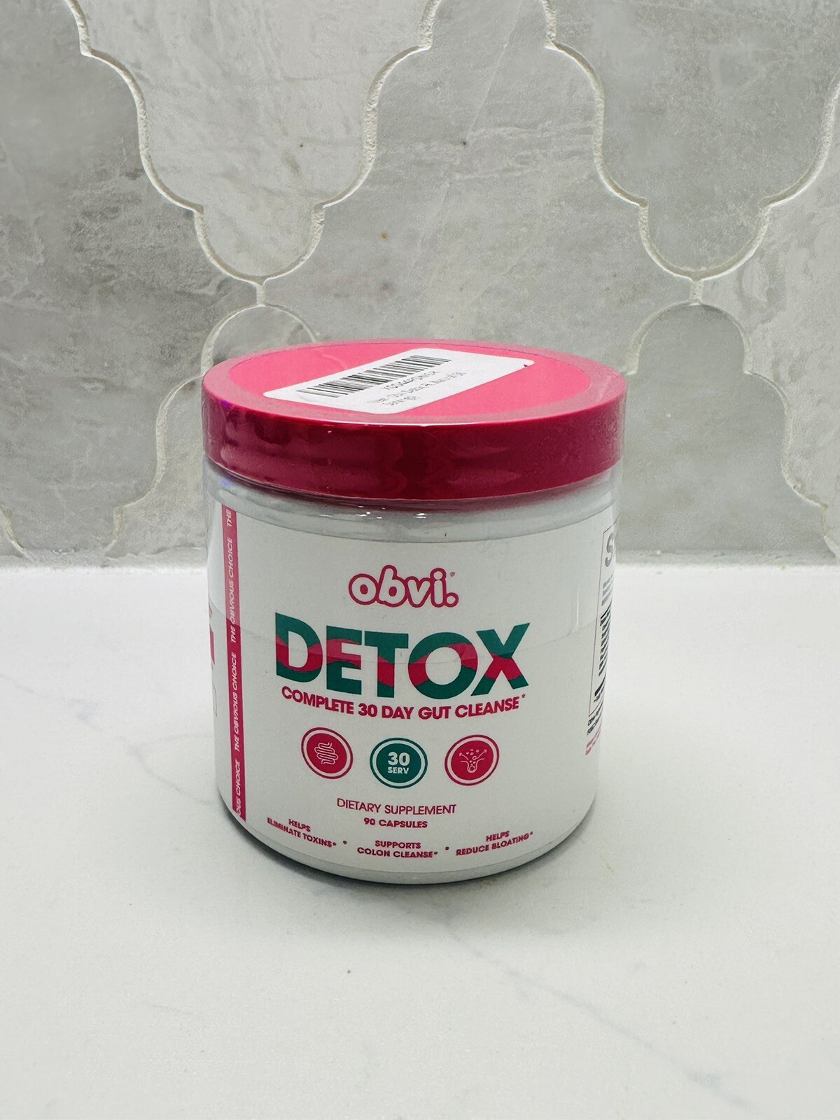 Obvi Detox Gut Cleanse Supplement 90 Capsules | 30 Servings. Exp: 01/2027
