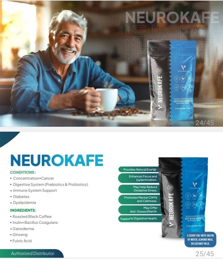 VitalHealth Neurokafe The Brain-Gut Coffee Fusion Promotes Gut-Brain