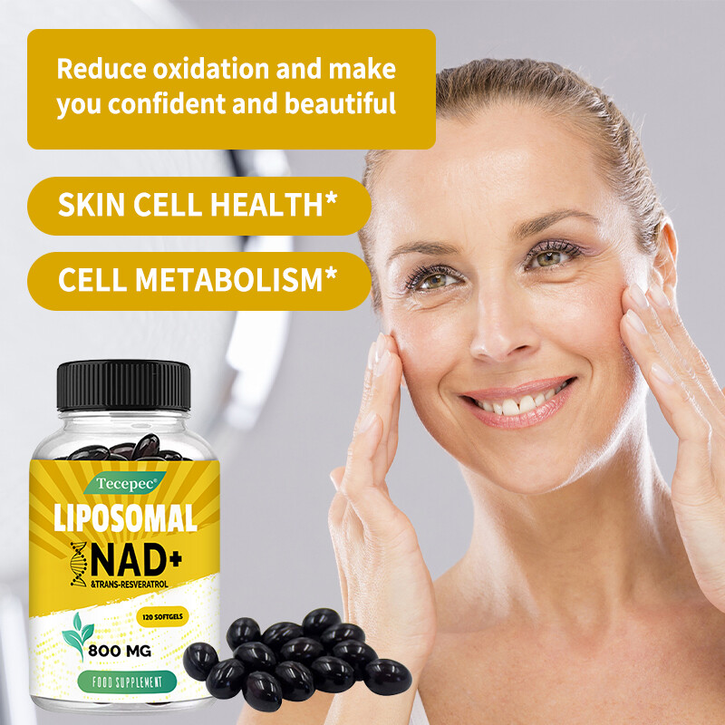 Liposomal NAD+ 500mg Trans-Resveratrol 300 mg Healthy Boosts Metabolism