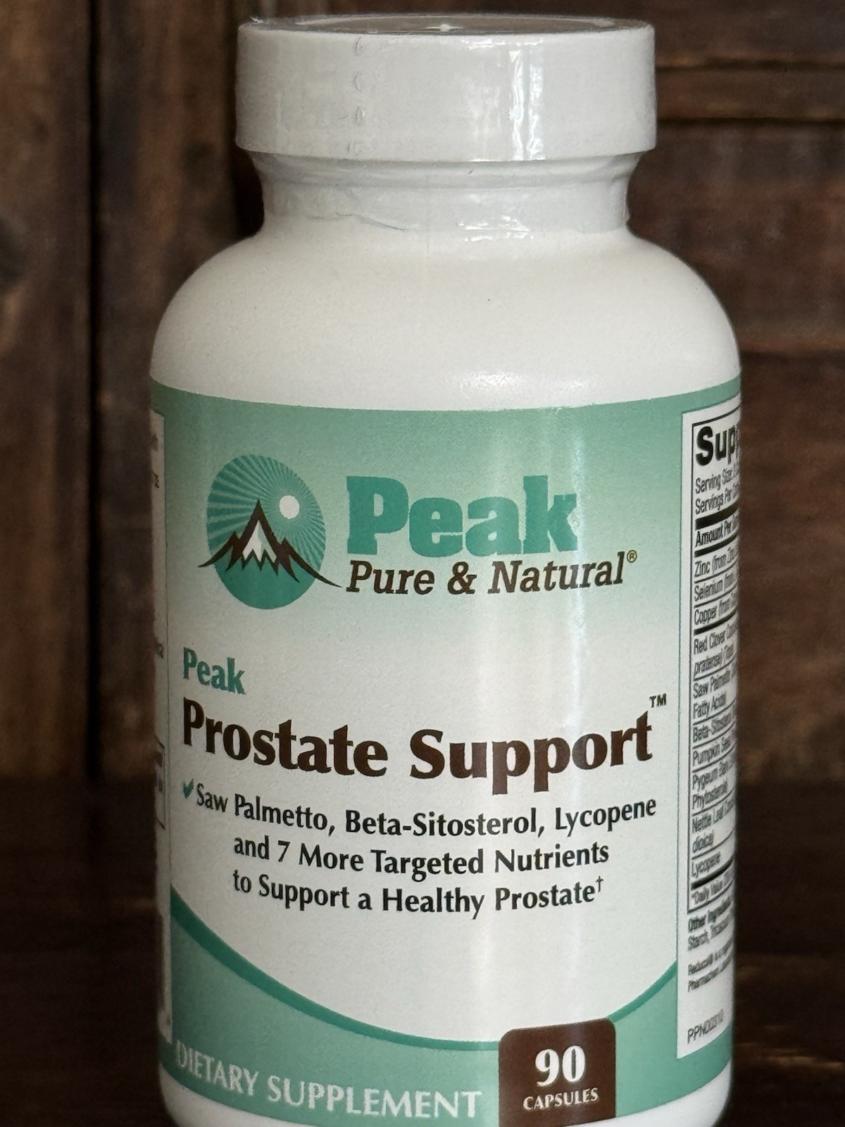 Peak Pure & Natural Prostate support 90 Count. * 3 Bottles * 03/25 Exp